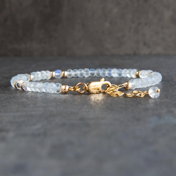 Gold Moonstone Bracelet 