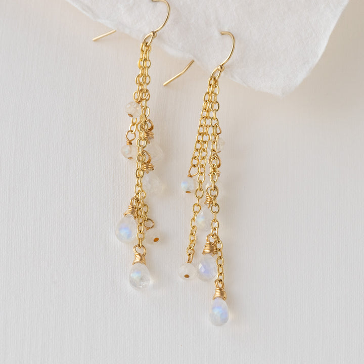 Moonstone Earrings Drop