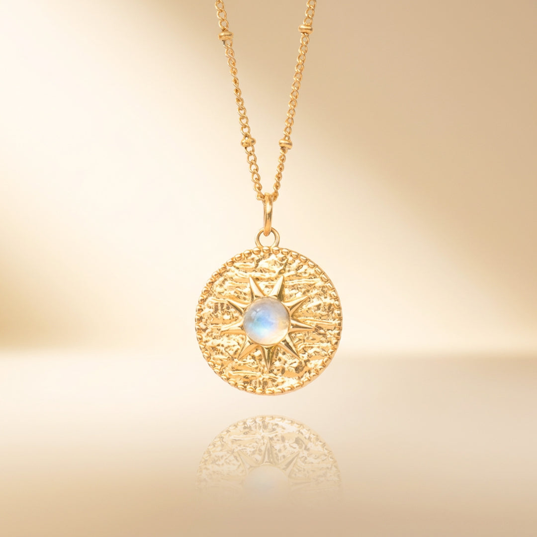 Moonstone Sun Necklace £45.00
