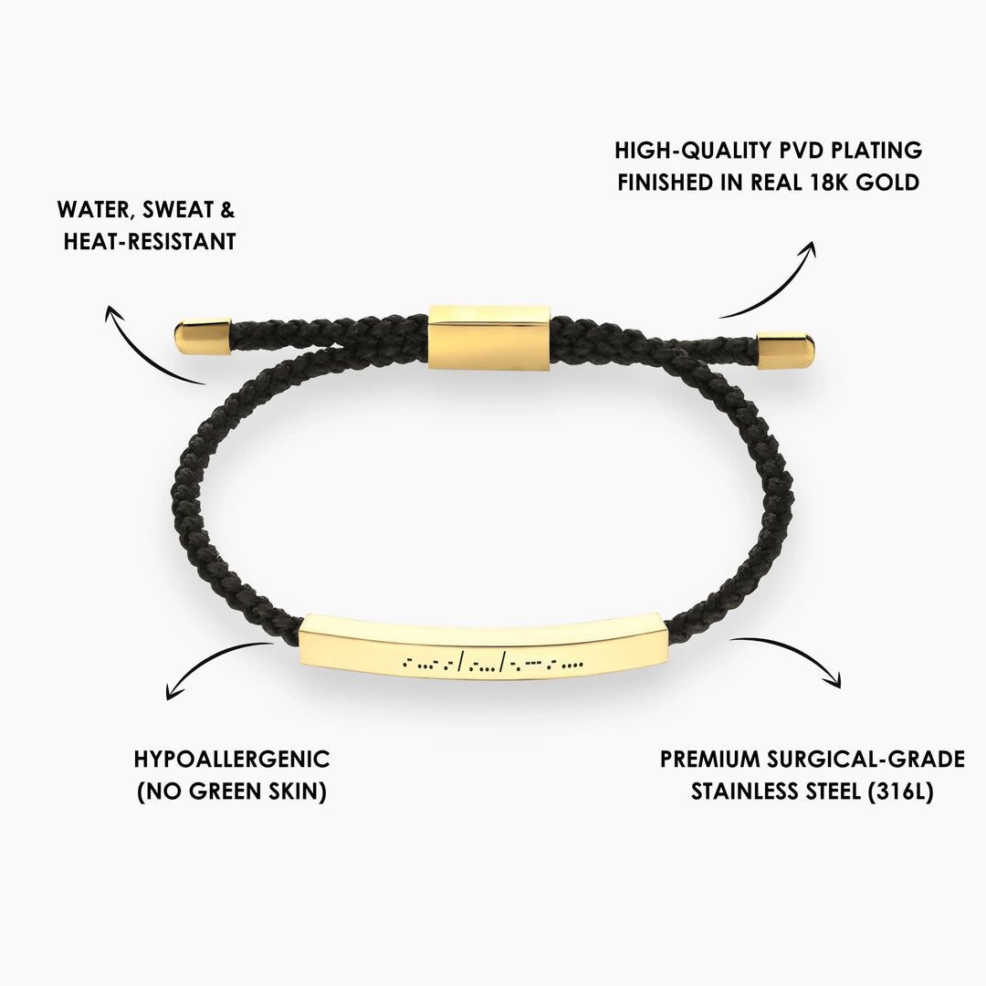 Morse Code Bracelet UK