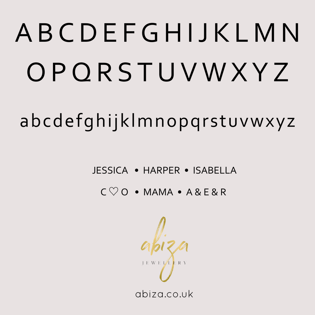 Kids Name Necklace – Multiple Name Bar Necklace for Mum (1–3 Names)