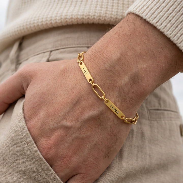 Mens Name Bracelet