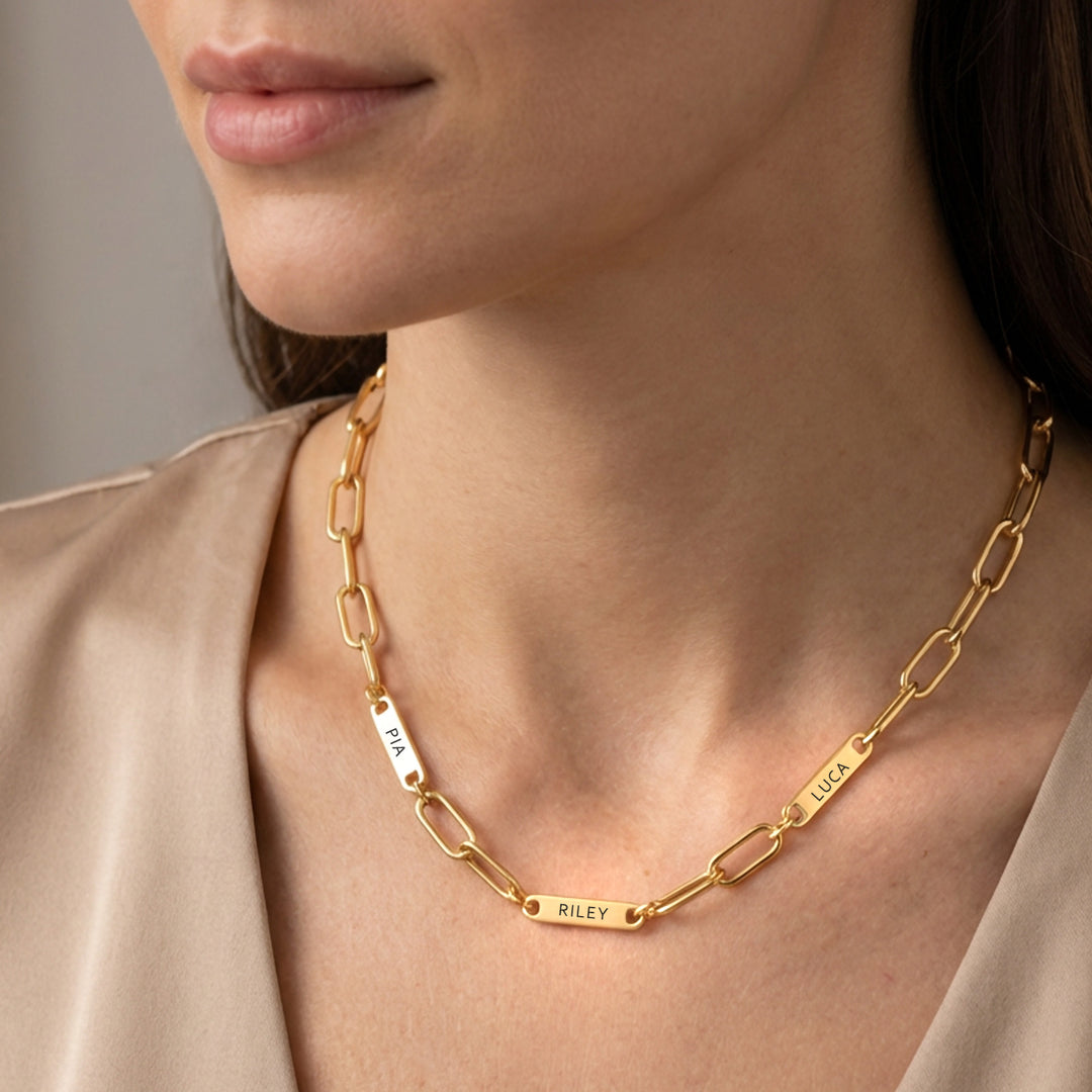 Mother's Day Necklace with Names