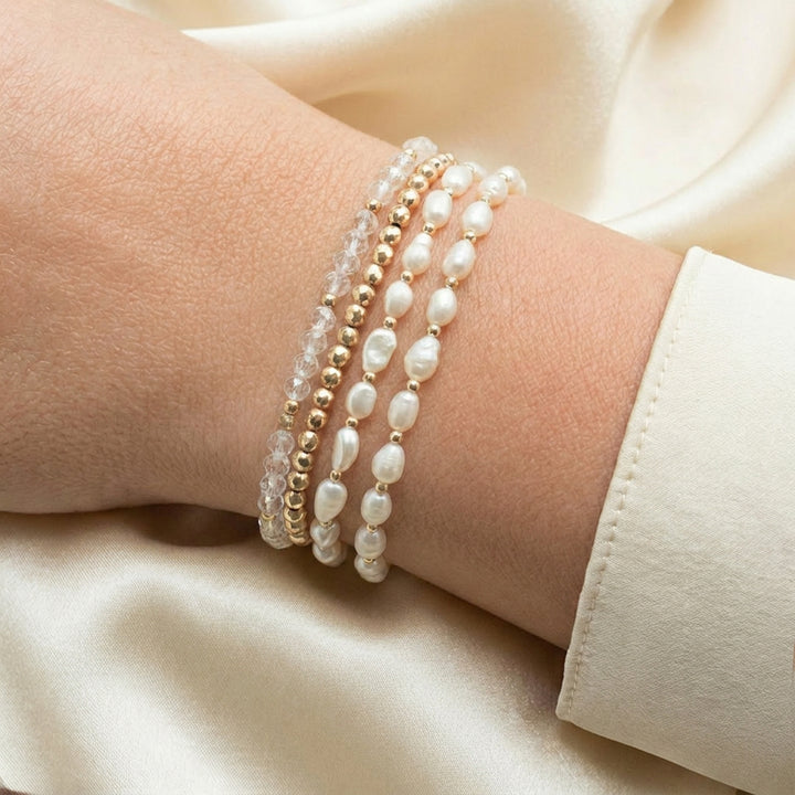 Matching pearl bracelet — wear as a set