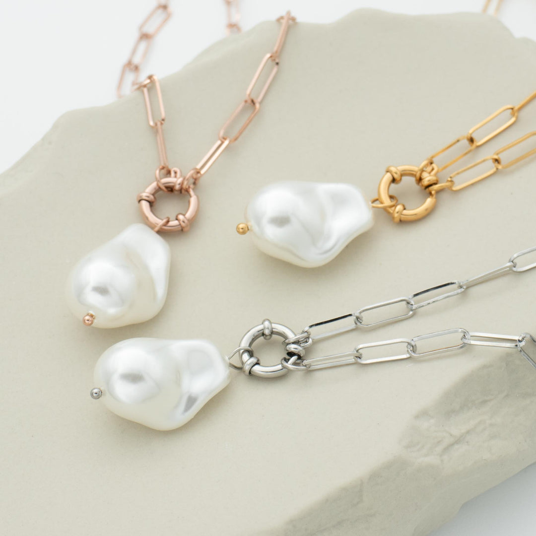 Chunky Pearl  Necklace