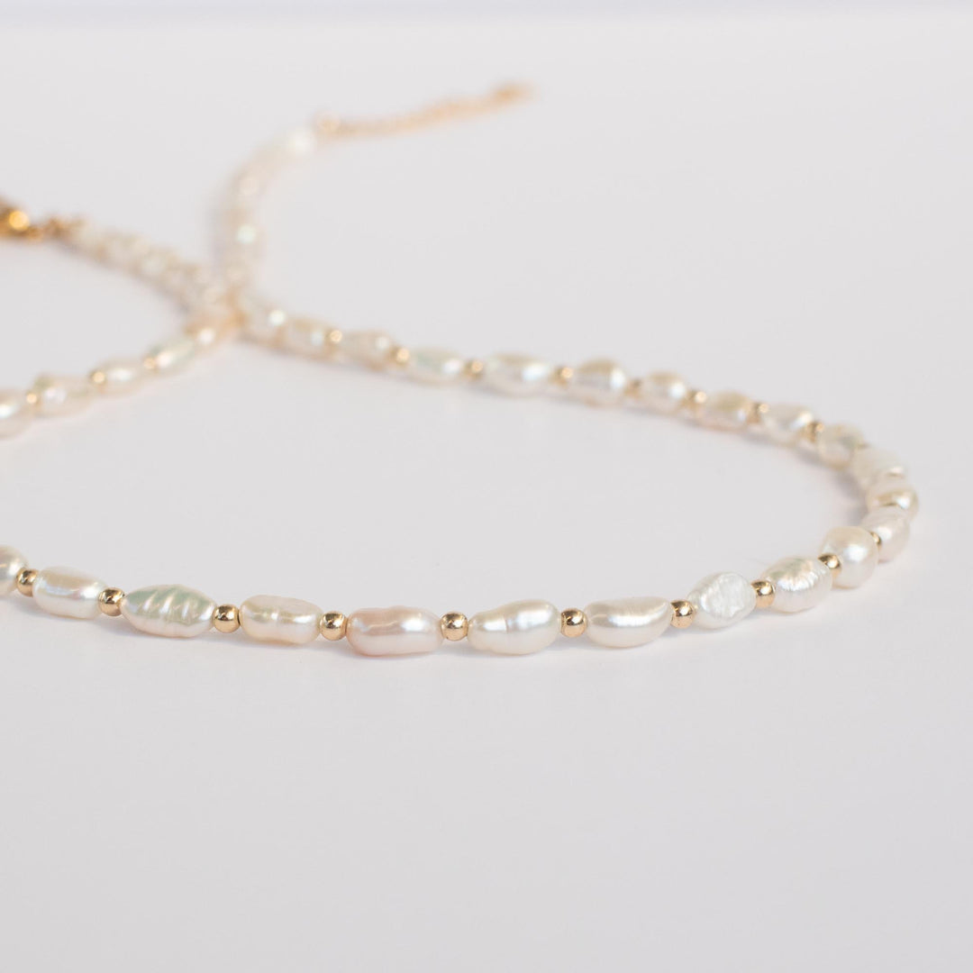 Pearl Necklace Gold