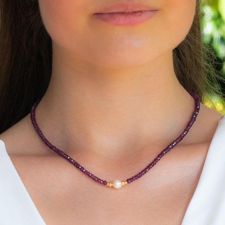 Rhodolite Garnet Necklace