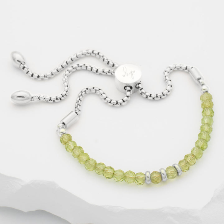 Peridot Silver Bracelet