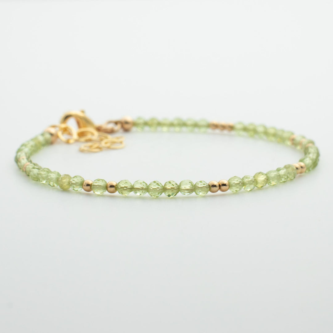 Peridot Bracelet Gold