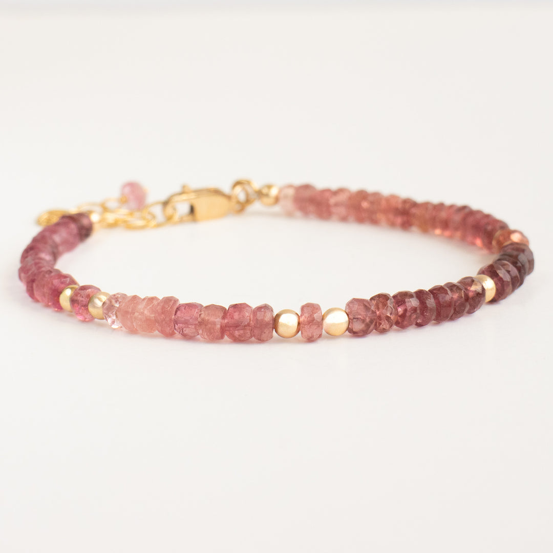 Pink Tourmaline Bracelet