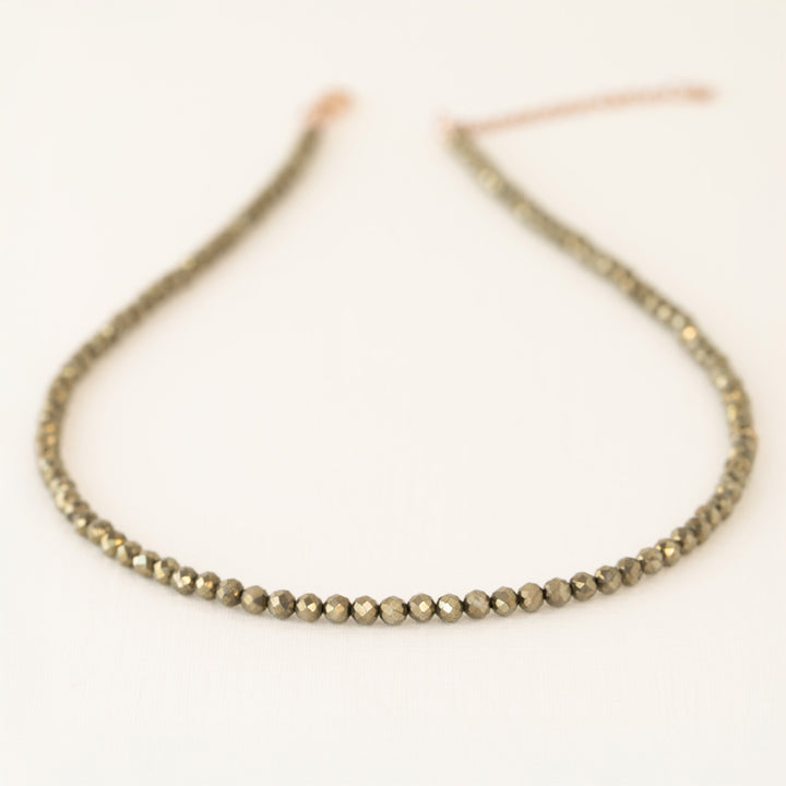 Iron Pyrite Necklace