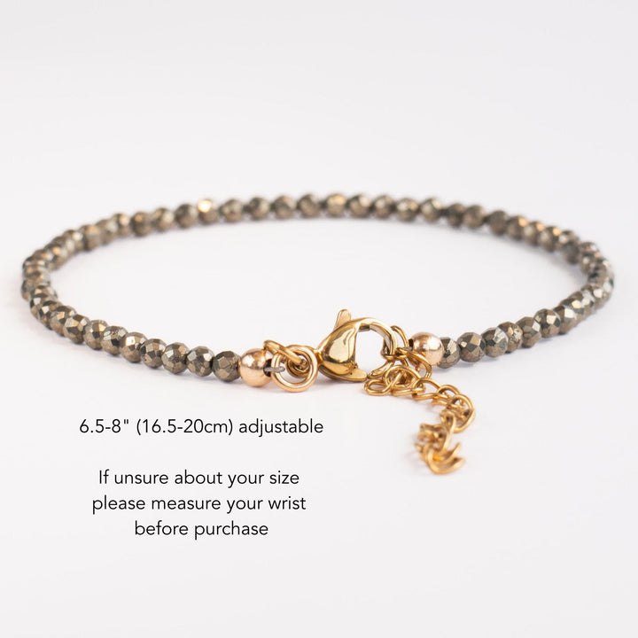 Gold Pyrite Bracelet