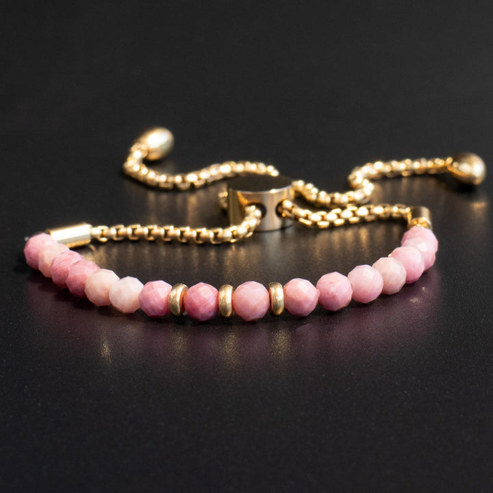 Rhodonite Crystal Bracelet
