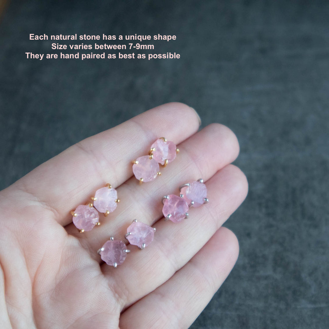 Rose Quartz Earrings