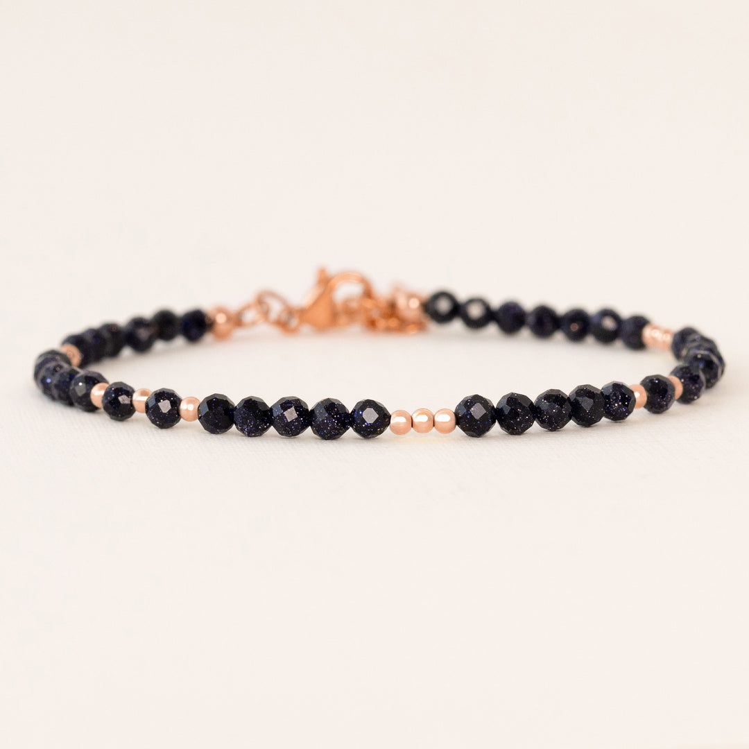 goldstone bracelet rose gold
