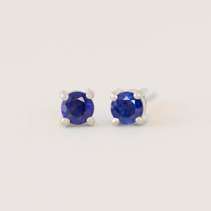 Blue Sapphire Earrings