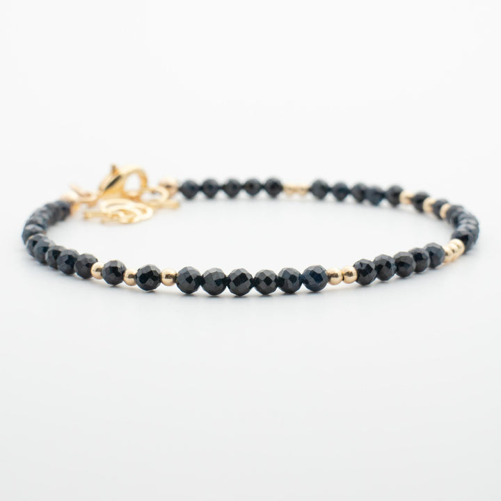 Skinny Dark Sapphire Bracelet