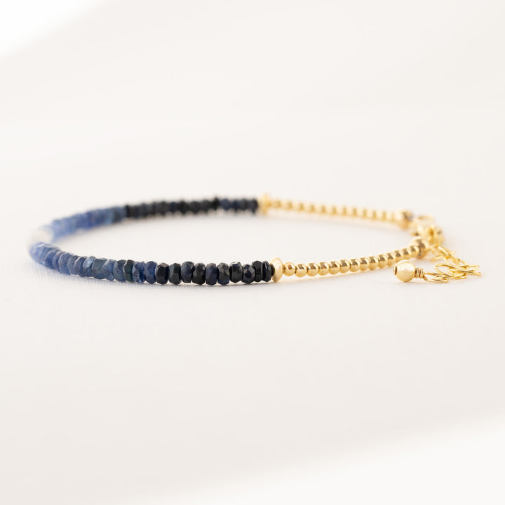 Gold Sapphire Bracelet