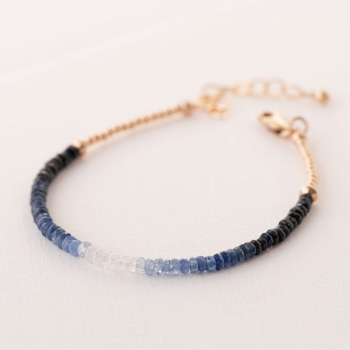 Sapphire Bracelet Rose Gold