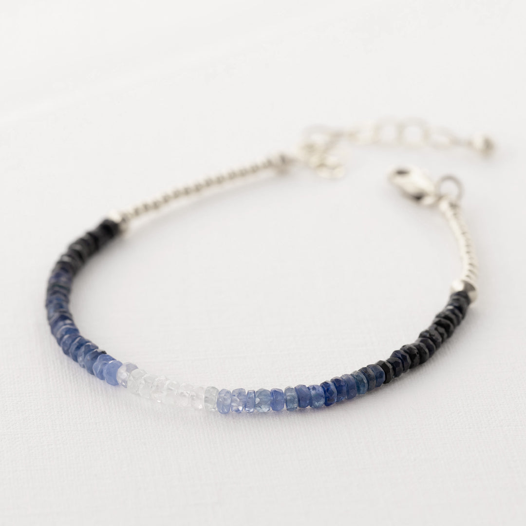 Sapphire Bracelet Sterling Silver