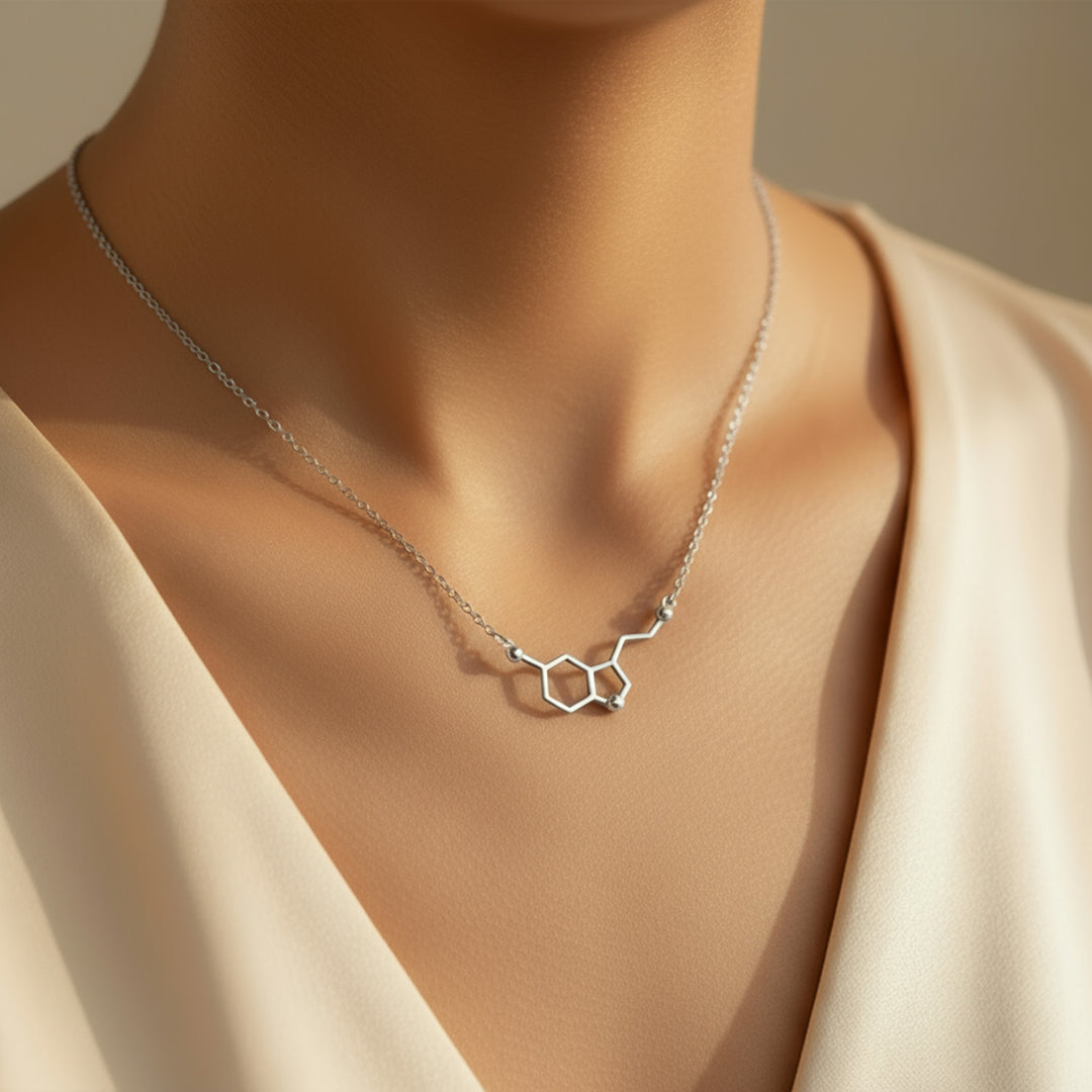 Serotonin Necklace Silver