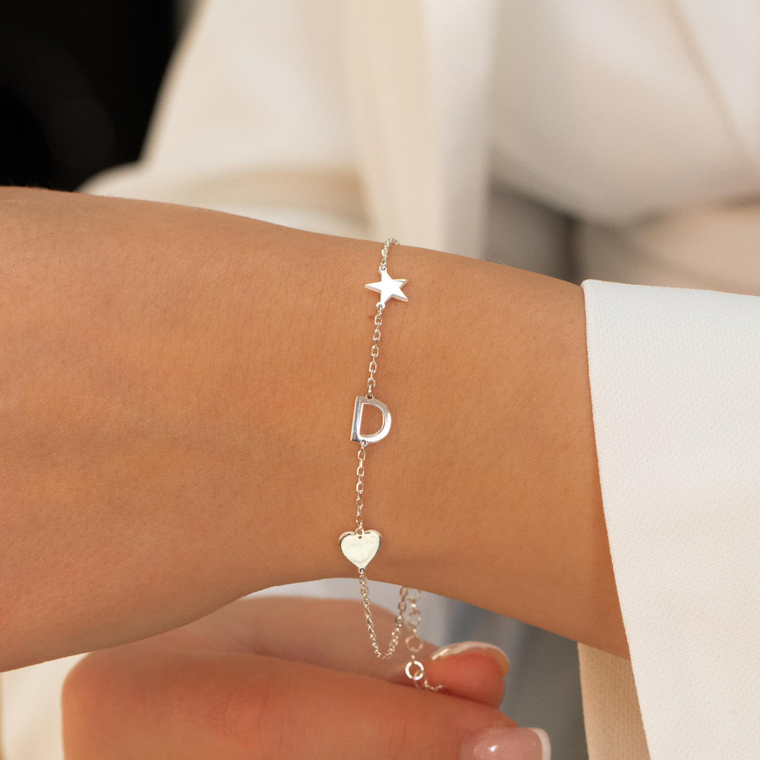 Letter Initial Bracelet