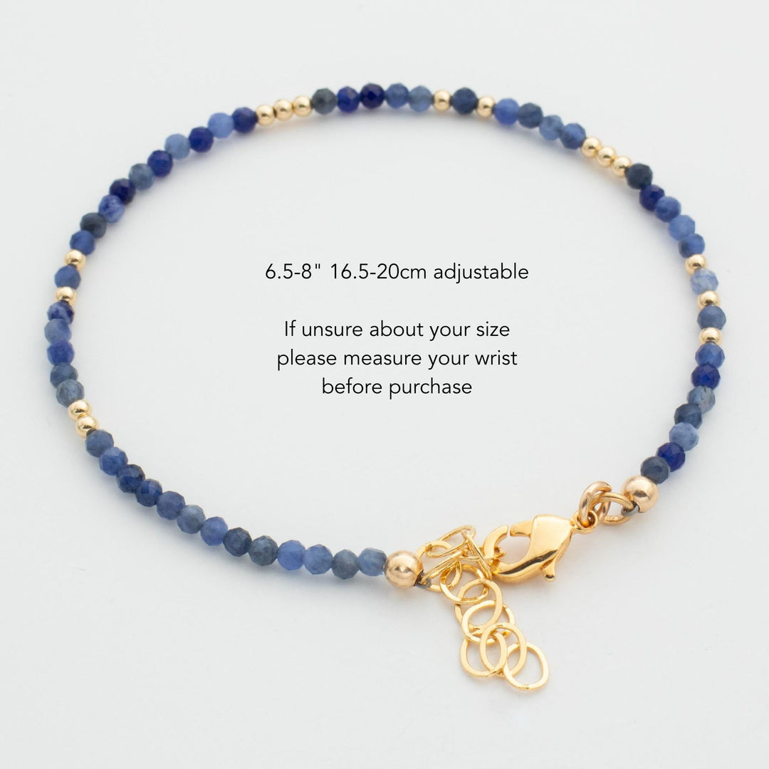 Bracelet en Sodalite