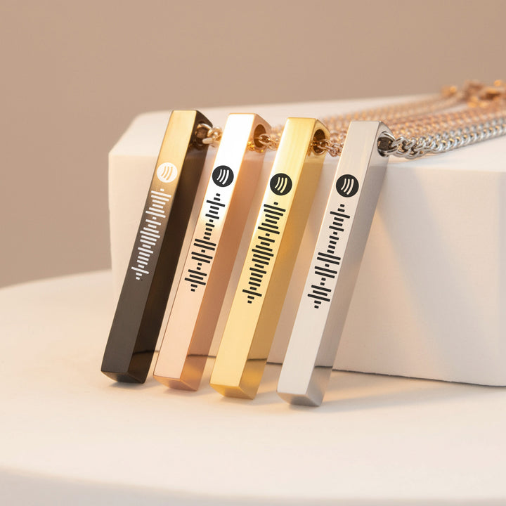 Spotify Code Necklace