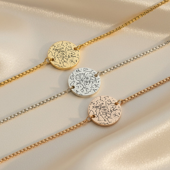 Star Map Constellation Bracelet – Night Sky Bracelet