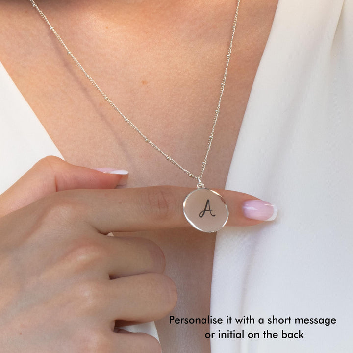 Silver Coin Necklace