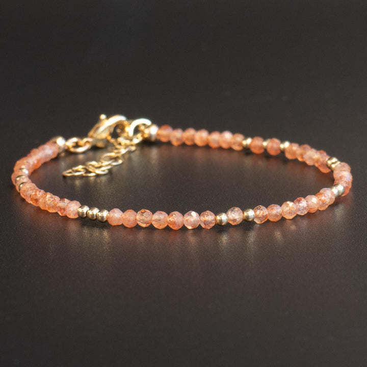 Dainty Sunstone Bracelet