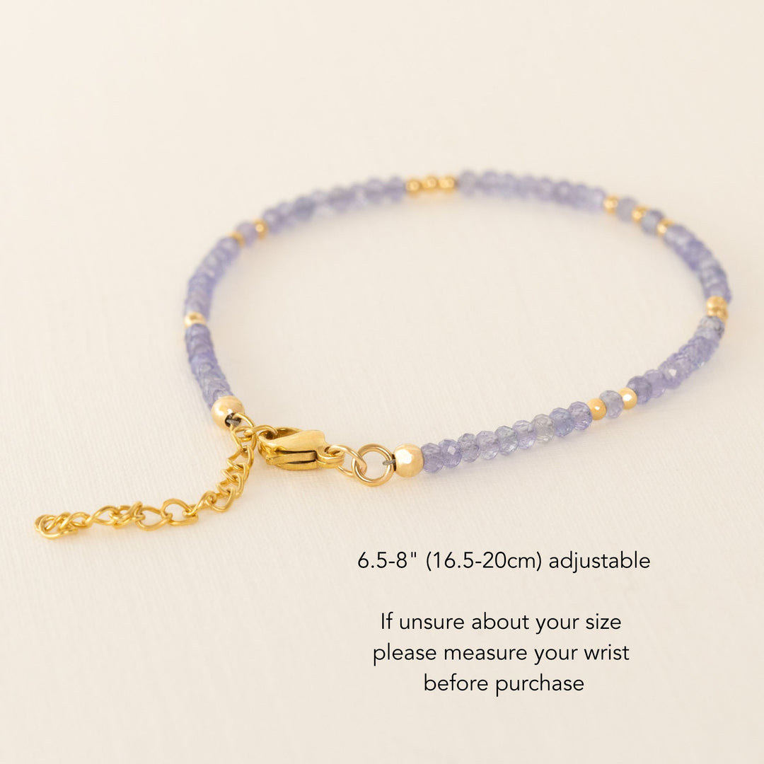 tanzanite jewelry bracelet