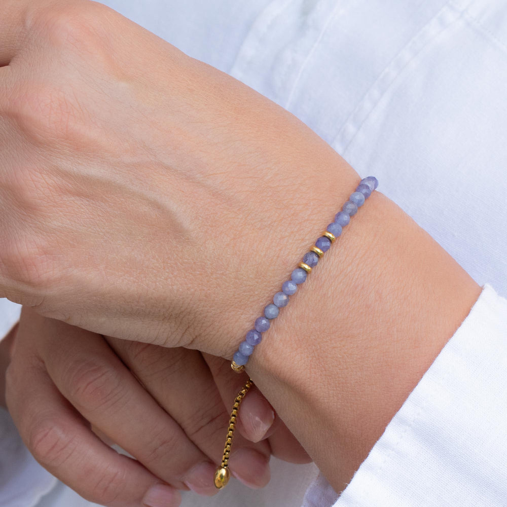 Tanzanite Birthstone Bracelet