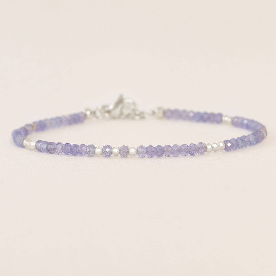 tanzanite bracelet sterling silver