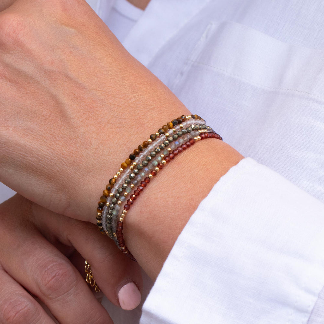 Skinny Garnet Bracelet