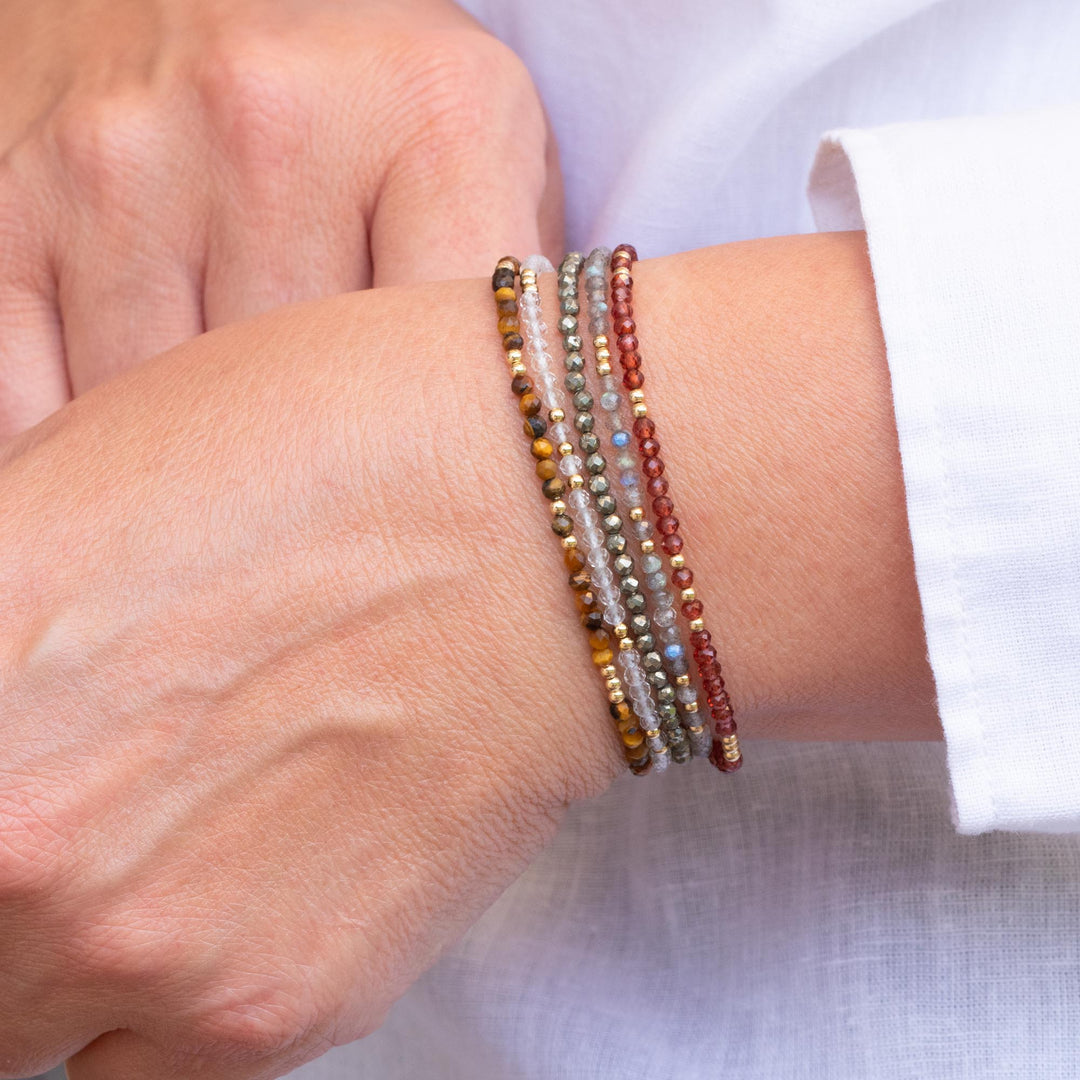 Skinny Garnet Bracelet