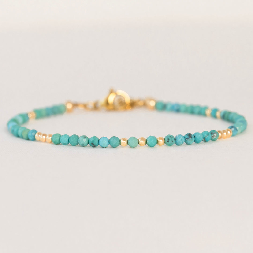 Turquoise and Gold Bracelet