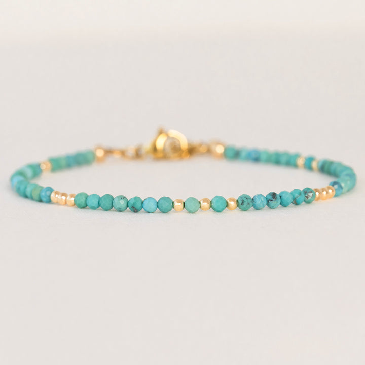 Turquoise and Gold Bracelet