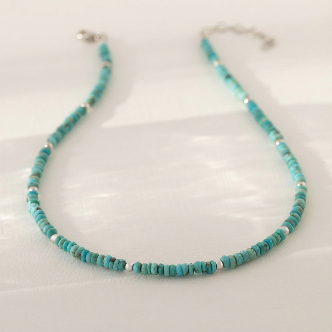 Silver and Turquoise Necklace