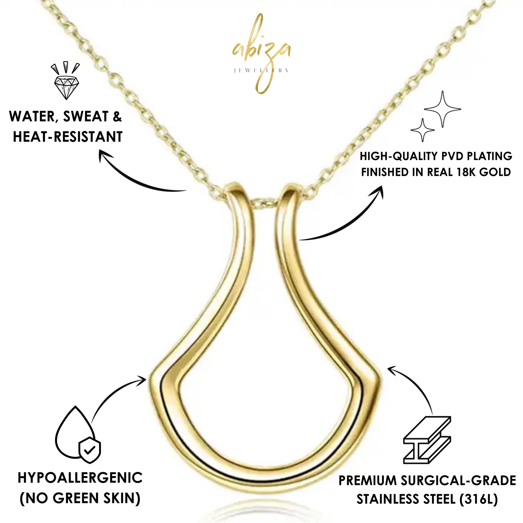 Stethoscope Ring Holder Necklace – United Bracelets