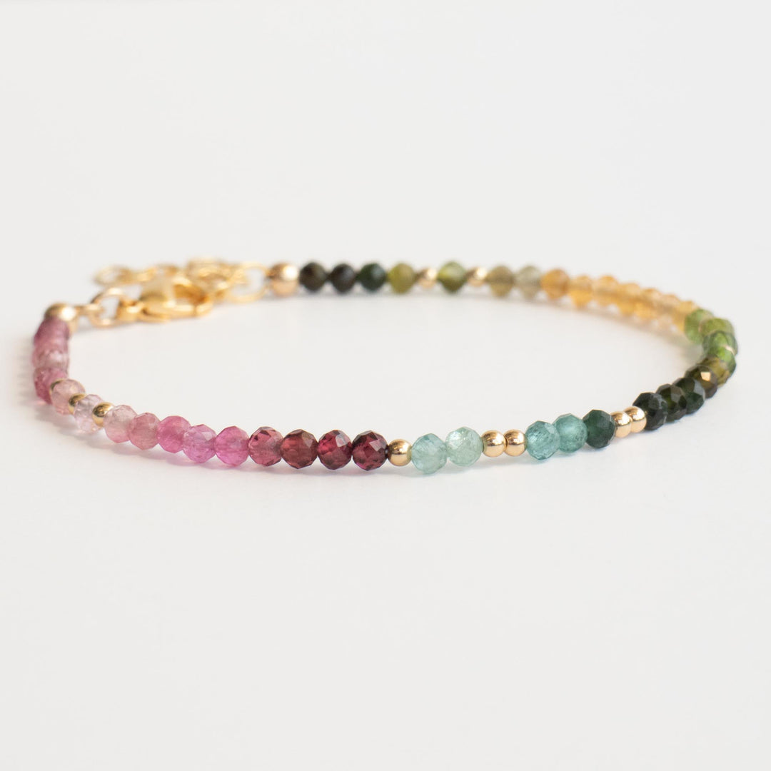 Watermelon Tourmaline Bracelet