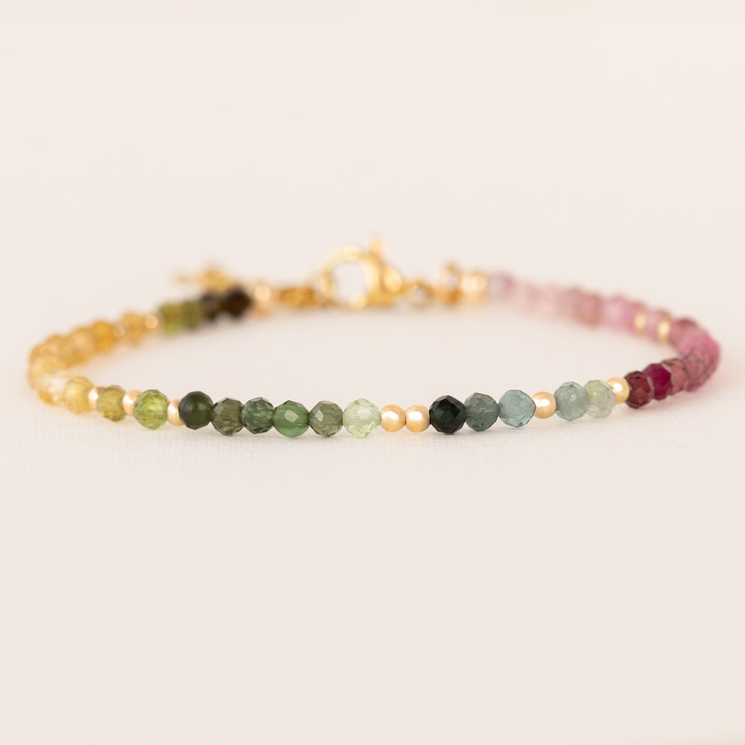 Watermelon Tourmaline Bracelet