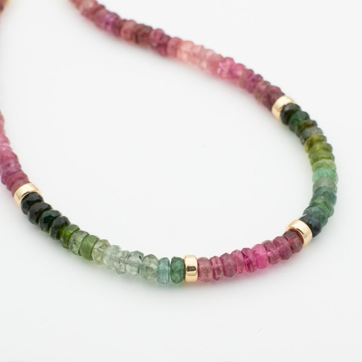 Watermelon Tourmaline Necklace