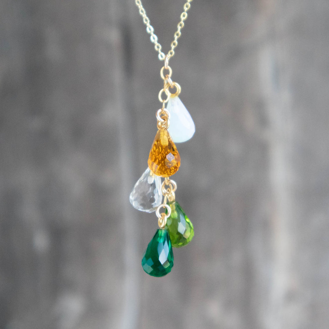 Multiple Birthstone Necklace