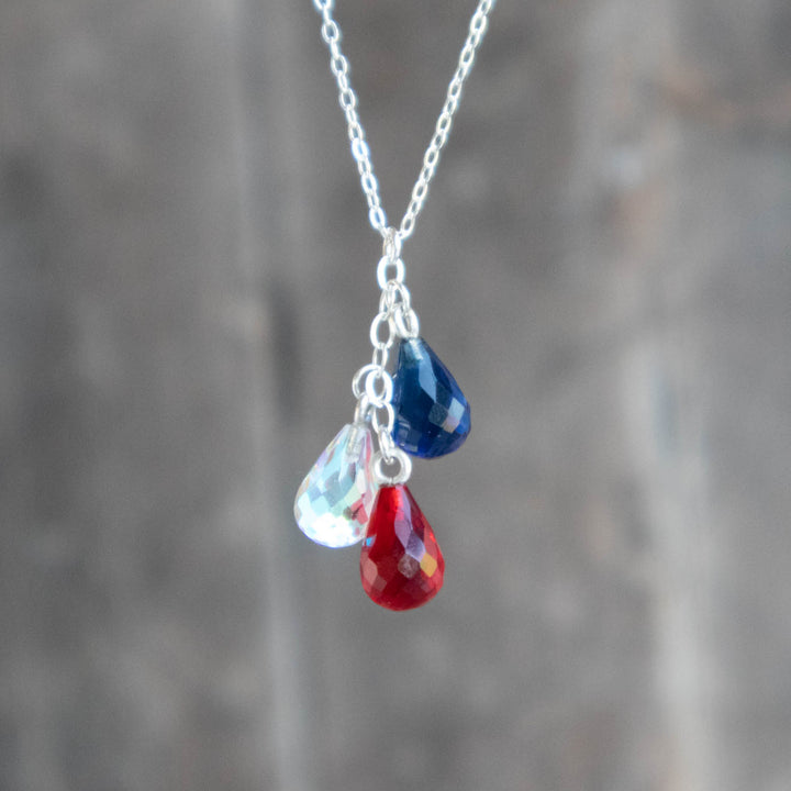 Multiple Birthstone Necklace