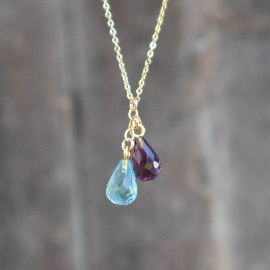 Multiple Birthstone Necklace