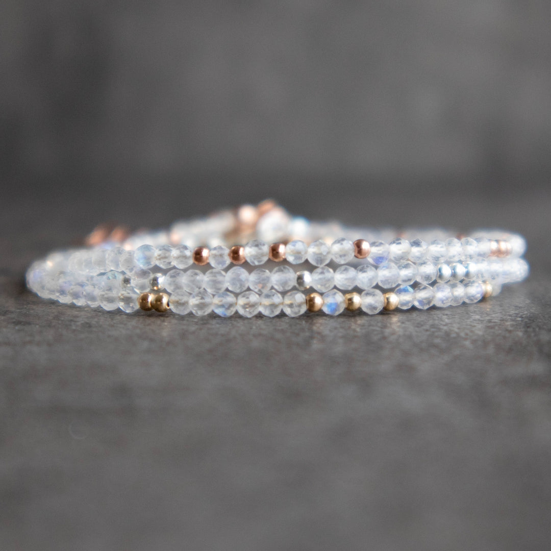 Rainbow Moonstone Bracelets