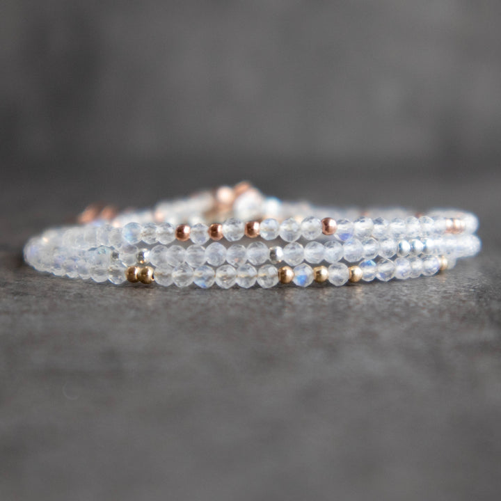 Rainbow Moonstone Bracelets