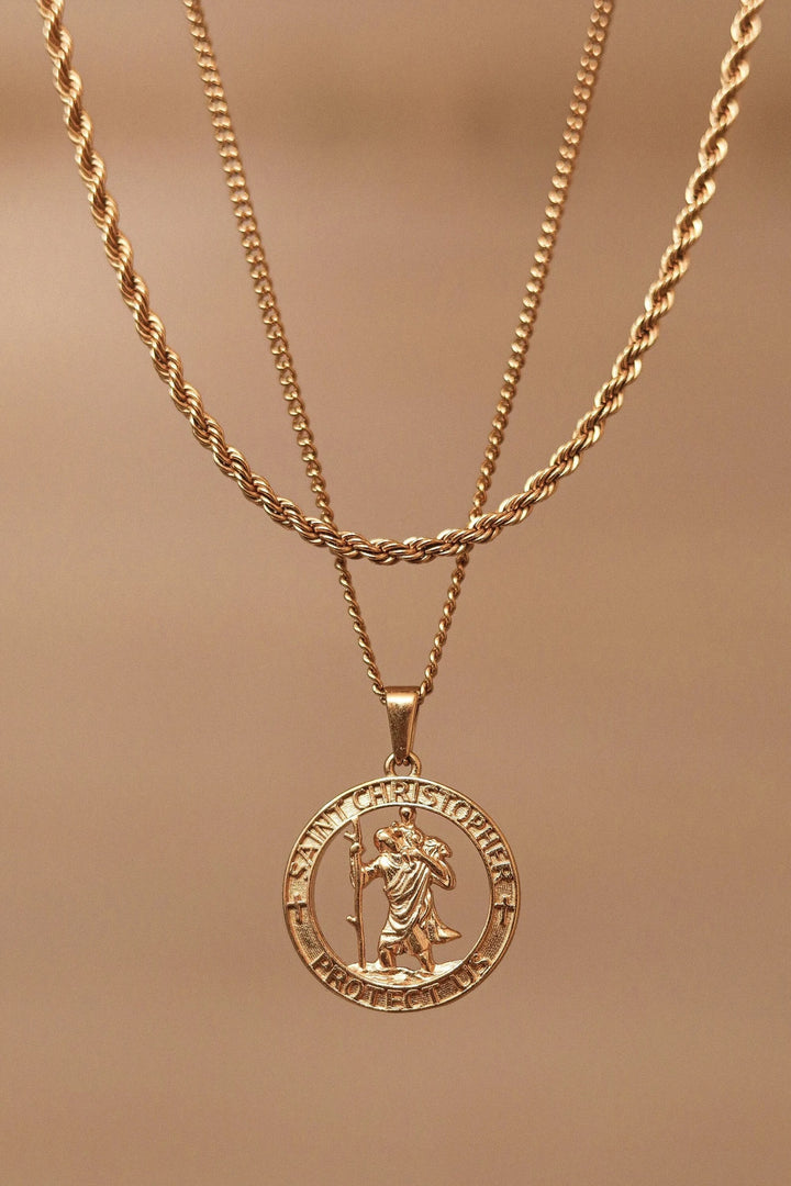 Mens St Christopher Necklace