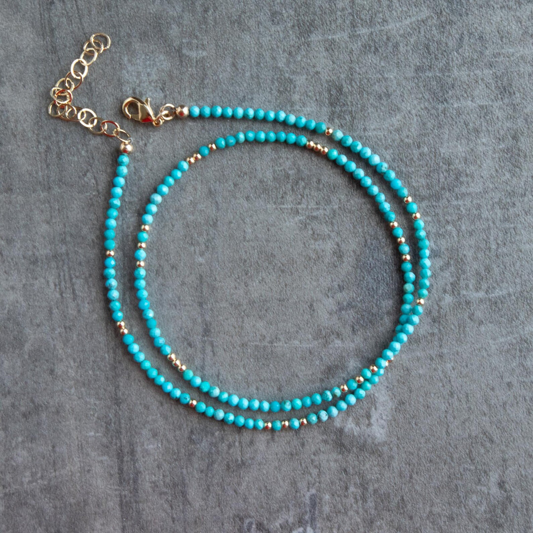 Turquoise Bead Necklace